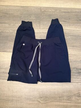 Figs Navy Blue Scub bottoms